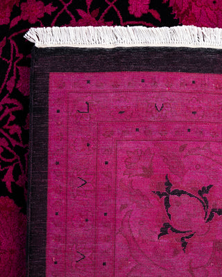 Fine Vibrance, One-of-a-Kind Hand-Knotted Area Rug  - Pink, 9' 1" x 12' 1"