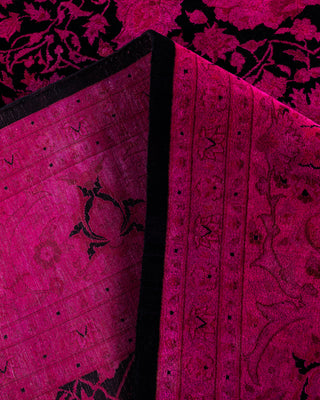 Fine Vibrance, One-of-a-Kind Hand-Knotted Area Rug  - Pink, 9' 1" x 12' 1"