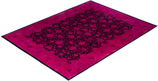 Fine Vibrance, One-of-a-Kind Hand-Knotted Area Rug  - Pink, 9' 1" x 12' 1"