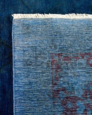 Contemporary Hand Knotted  Navy Area Rug 8' 11" x 12' 0"