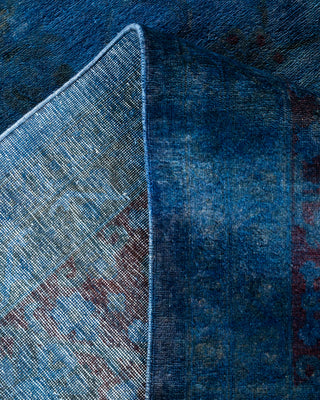 Contemporary Hand Knotted  Navy Area Rug 8' 11" x 12' 0"