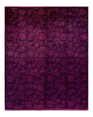 Modern Fine Vibrance Purple Area Rug 7' 10" x 9' 9"