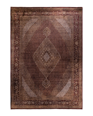 Contemporary Fine Vibrance Red Wool Area Rug 10' 1" x 14' 5"