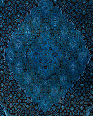 Fine Vibrance, One-of-a-Kind Hand-Knotted Area Rug  - Blue, 8' 10" x 12' 4"