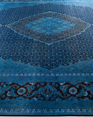 Fine Vibrance, One-of-a-Kind Hand-Knotted Area Rug  - Blue, 8' 10" x 12' 4"