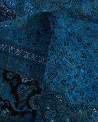 Fine Vibrance, One-of-a-Kind Hand-Knotted Area Rug  - Blue, 8' 10" x 12' 4"