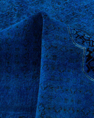 Fine Vibrance, One-of-a-Kind Hand-Knotted Area Rug  - Blue, 9' 1" x 12' 2"
