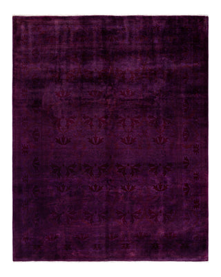 Modern Fine Vibrance Purple Area Rug 8' 1" x 10' 0"