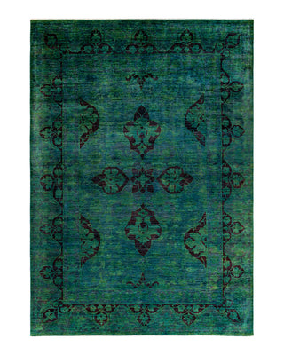 Modern Fine Vibrance Green Area Rug 9' 8" x 13' 7"