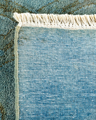 Contemporary Hand Knotted  Blue Area Rug 8' 10" x 12' 1"