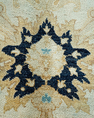 Contemporary Hand Knotted  Gray Area Rug 8' 9" x 11' 6"