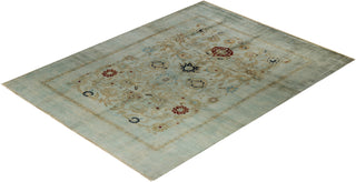 Contemporary Hand Knotted  Gray Area Rug 8' 9" x 11' 6"