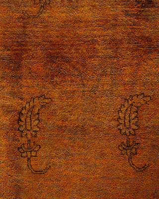 Contemporary Hand Knotted  Yellow Area Rug 8' 10" x 11' 10"