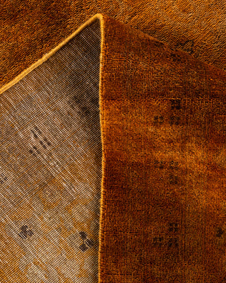 Contemporary Hand Knotted  Yellow Area Rug 8' 10" x 11' 10"