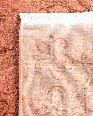 Contemporary Hand Knotted Overdyed Pink Area Rug 3' 1" x 5' 1"