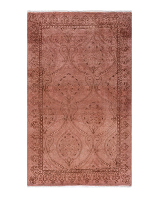 Contemporary Fine Vibrance Beige Wool Area Rug 3' 1" x 5' 1"