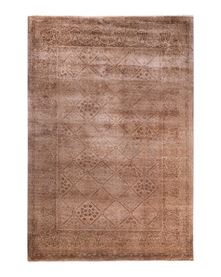 Fine Vibrance, One-of-a-Kind Hand-Knotted Area Rug - Beige, 5' 3" x 7' 8"