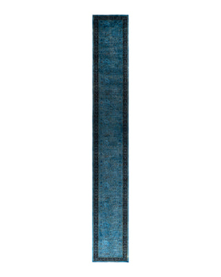 Modern Fine Vibrance Blue Runner 2' 7" x 19' 8"