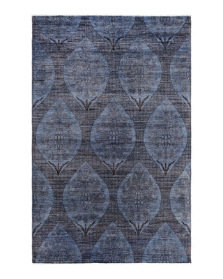Vibrance, One-of-a-Kind Hand-Knotted Area Rug - Gray, 5' 10" x 8' 9"
