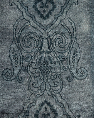 Contemporary Hand Knotted  Gray Area Rug 9' 4" x 11' 5"