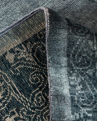 Contemporary Hand Knotted  Gray Area Rug 9' 4" x 11' 5"