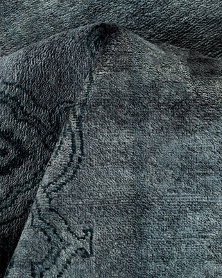 Contemporary Hand Knotted  Gray Area Rug 9' 4" x 11' 5"