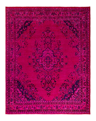 Modern Fine Vibrance Pink Area Rug 7' 1" x 8' 5"