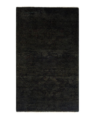 Vibrance, One-of-a-Kind Hand-Knotted Runner Rug - Brown, 2' 8" x 4' 4"