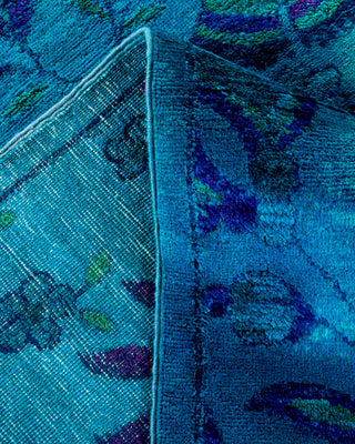 Contemporary Hand Knotted  Blue Area Rug 9' 1" x 12' 3"