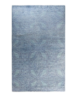 Vibrance, One-of-a-Kind Hand-Knotted Area Rug - Gray, 6' 0" x 9' 7"