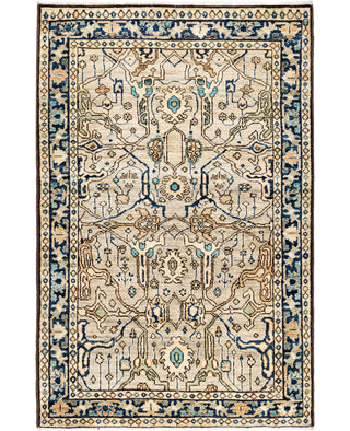 Serapi One of a kind Wool Ivory Area Rug 3' 3" x 4' 11"