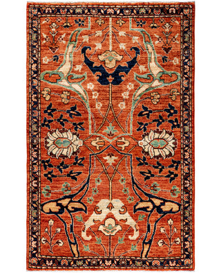 Serapi One of a kind Wool Red Area Rug 3' 1" x 4' 11"