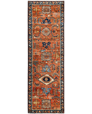 Serapi One of a kind Wool Red Area Rug 2' 7" x 7' 10"