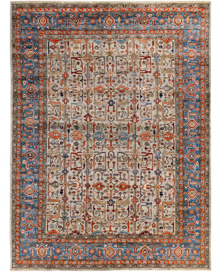 Serapi One of a kind Wool Gray Area Rug 9' 1" x 12' 2"