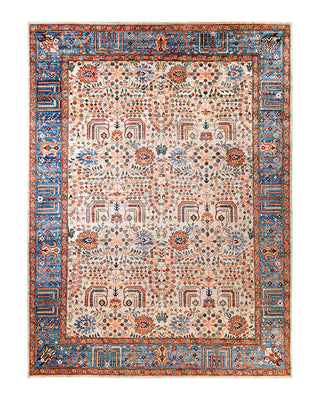 Traditional Serapi Wool Hand Knotted Gray Area Rug 9' 1" x 11' 9"