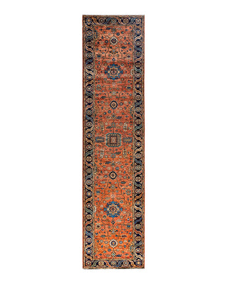 Serapi, One-of-a-Kind Hand-Knotted Runner Rug - Orange, 2' 9" x 11' 9"