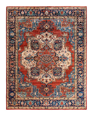 Serapi, One-of-a-Kind Hand-Knotted Area Rug  - Red, 9' 1" x 11' 8"