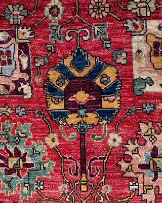 Serapi, One-of-a-Kind Hand-Knotted Area Rug  - Pink, 9' 0" x 11' 10"