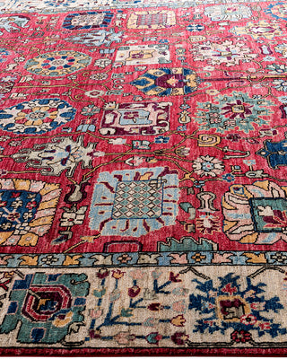 Serapi, One-of-a-Kind Hand-Knotted Area Rug  - Pink, 9' 0" x 11' 10"