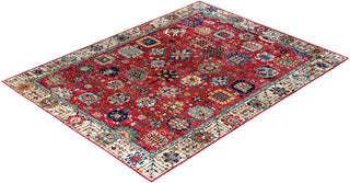 Serapi, One-of-a-Kind Hand-Knotted Area Rug  - Pink, 9' 0" x 11' 10"