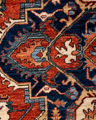 Serapi, One-of-a-Kind Hand-Knotted Area Rug  - Orange, 9' 2" x 11' 10"