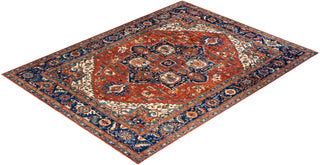 Serapi, One-of-a-Kind Hand-Knotted Area Rug  - Orange, 9' 2" x 11' 10"