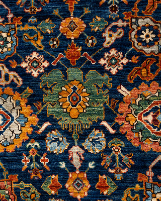 Serapi, One-of-a-Kind Hand-Knotted Area Rug  - Blue, 9' 2" x 11' 9"