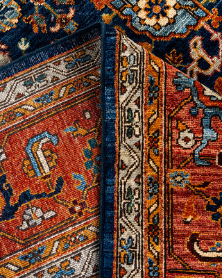 Serapi, One-of-a-Kind Hand-Knotted Area Rug  - Blue, 9' 2" x 11' 9"