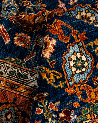 Serapi, One-of-a-Kind Hand-Knotted Area Rug  - Blue, 9' 2" x 11' 9"