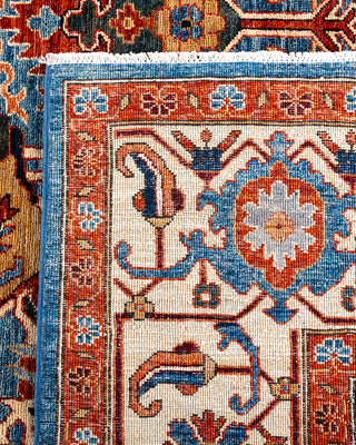 Serapi, One-of-a-Kind Hand-Knotted Area Rug  - Light Blue, 9' 1" x 11' 8"