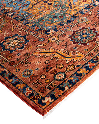 Serapi, One-of-a-Kind Hand-Knotted Area Rug  - Orange, 8' 2" x 9' 11"