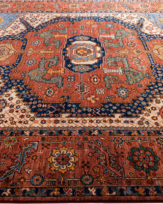 Serapi, One-of-a-Kind Hand-Knotted Area Rug  - Orange, 8' 2" x 9' 11"