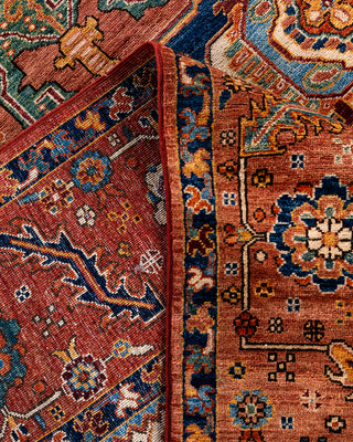 Serapi, One-of-a-Kind Hand-Knotted Area Rug  - Orange, 8' 2" x 9' 11"