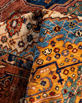 Serapi, One-of-a-Kind Hand-Knotted Area Rug  - Orange, 8' 2" x 9' 11"